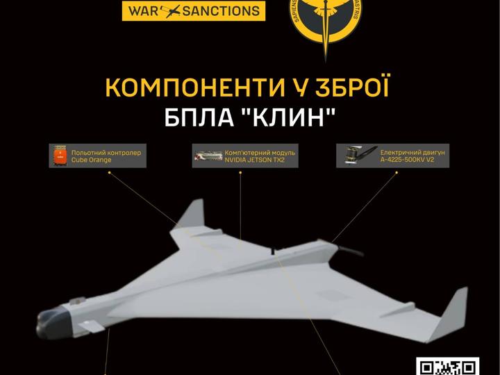 Російський БпЛА зі штучним інтелектом "Клин": у ГУР розкрили деталі 