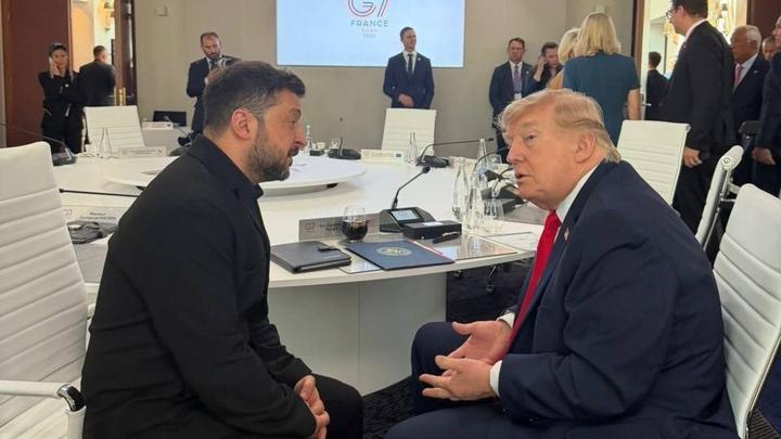 Саміт G7 Розмова Дональда Трампа і Володимира Зеленського