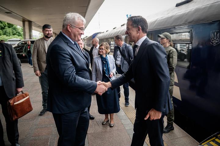 Андрій Сибіга та Марк Рютте