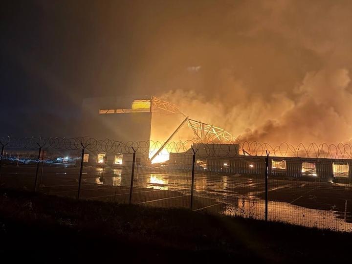 In the Voronezh region, a Wildberries logistics hub was completely destroyed by a drone attack