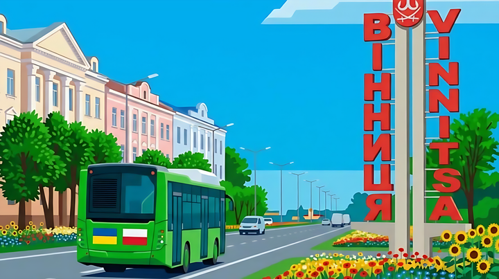 Автобус в Вінниці