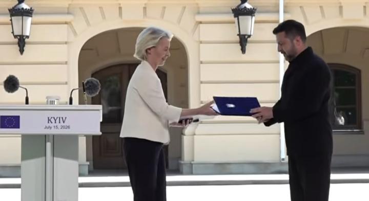 Володимир Зеленський і президентка Єврокомісії Урсула фон дер Ляєн