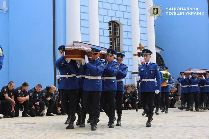 09.06.2026 Прощання з загиблими поліцейськими