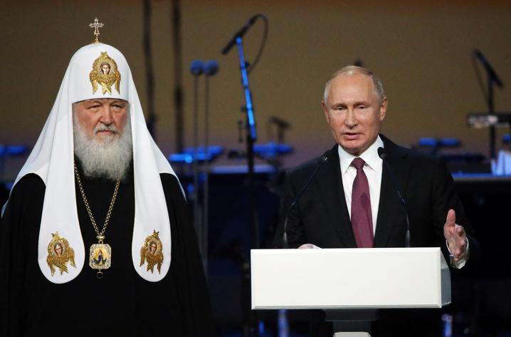 Патріарх Кирило і Путін