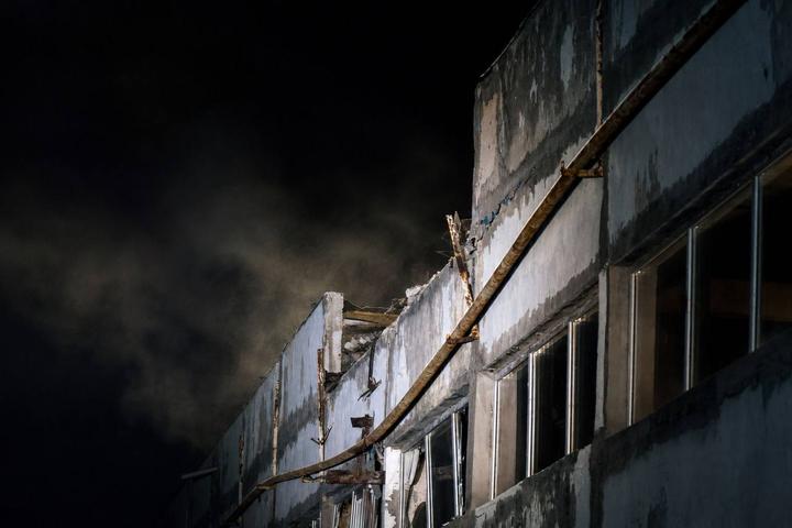 In Kropyvnytskyi, a high-rise building and a business were damaged in an attack; one person was injured
