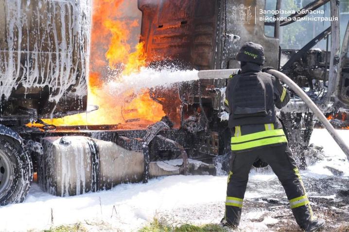 Запоріжжя Ліквідація наслідків обстрілу