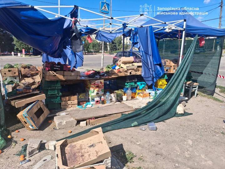 Дронова атака РФ по Запоріжжю: двоє постраждалих