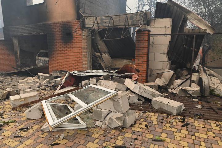 Наслідки атаки по Вишневому