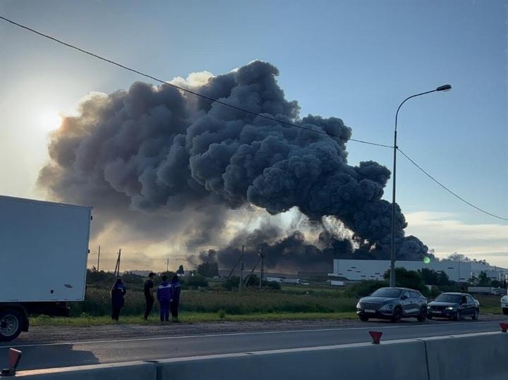 Drones attacked another Wildberries warehouse near St. Petersburg