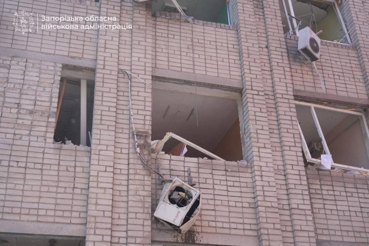 Наслідки атаки в Запоріжжі