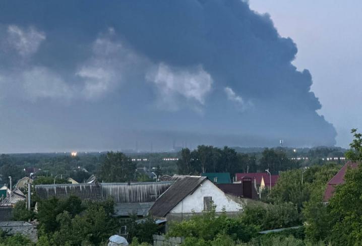 A massive attack on targets in Russia and the occupied territories: a thermal power plant is on fire in Lipetsk, and the water supply has been cut off in Belgorod
