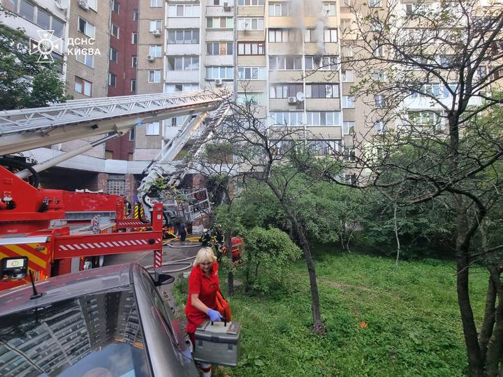 Київ Ліквідація пожежі