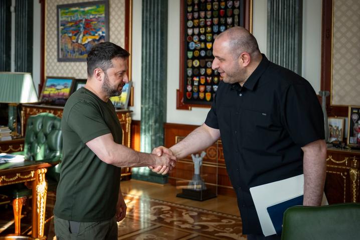 Володимир Зеленський і Рустем Умєров