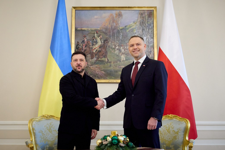Володимир Зеленський і Кароль Навроцький