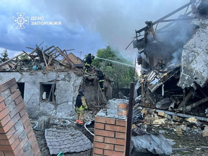 Атака БпЛА по Вільнянську