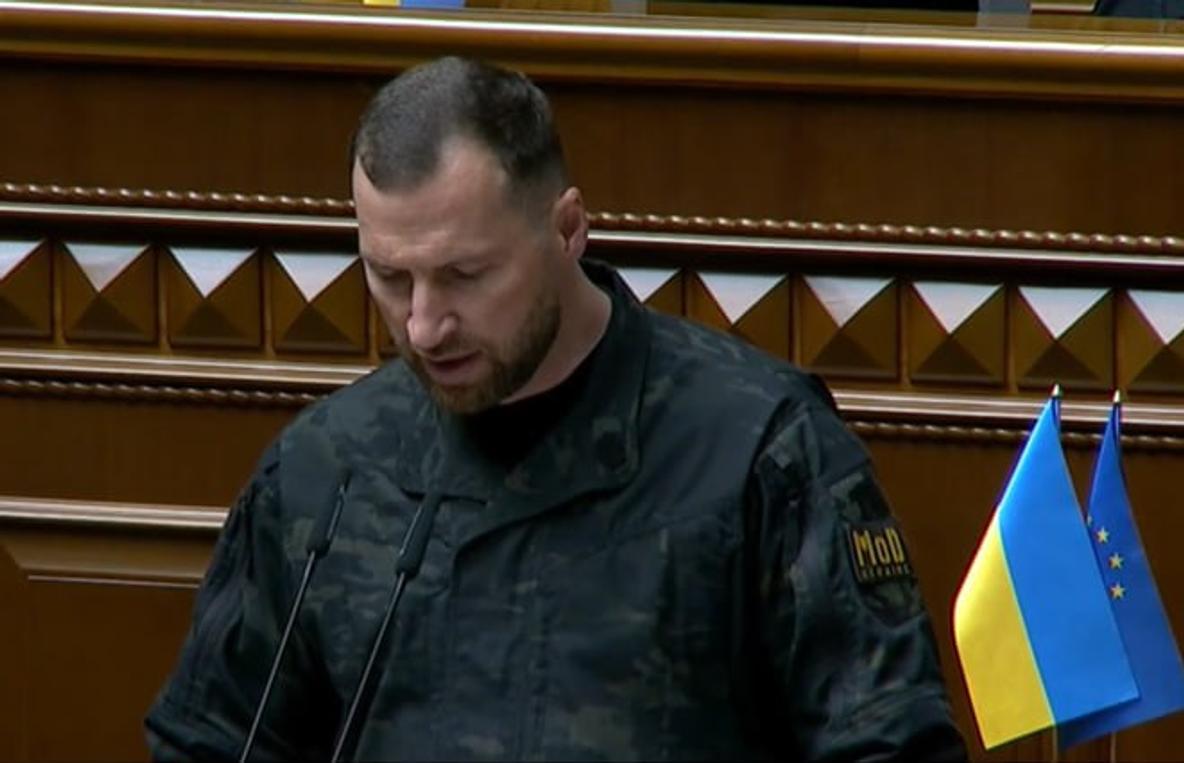 Yevhenii Khmara has been elected the new Minister of Defence of Ukraine