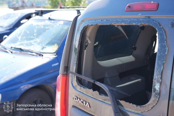 Атака росіян по Запоріжжю