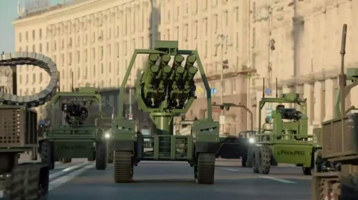 У Зеленського показали прохід НРК по Хрещатику до Дня Незалежності України
