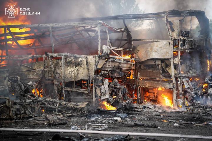 Наслідки ворожого обстрілу Одещини
