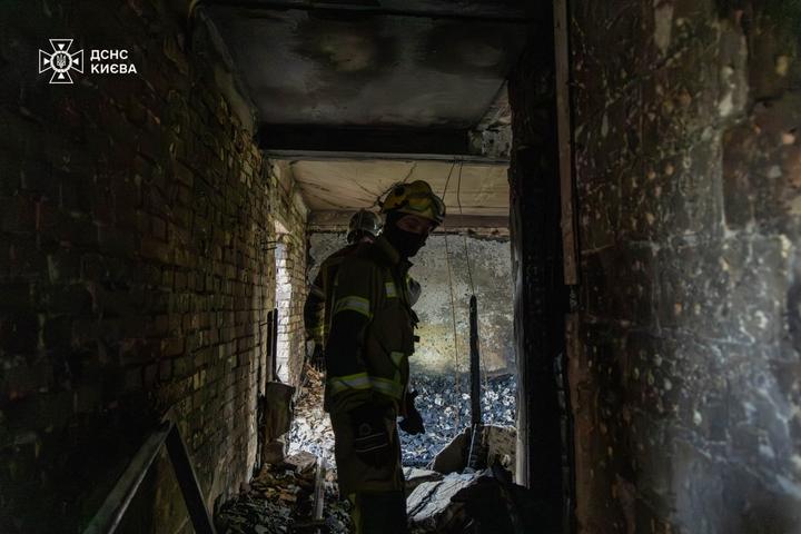 Київ Наслідки обстрілу