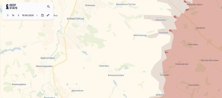 Російські війська просунулися на Краматорському напрямку