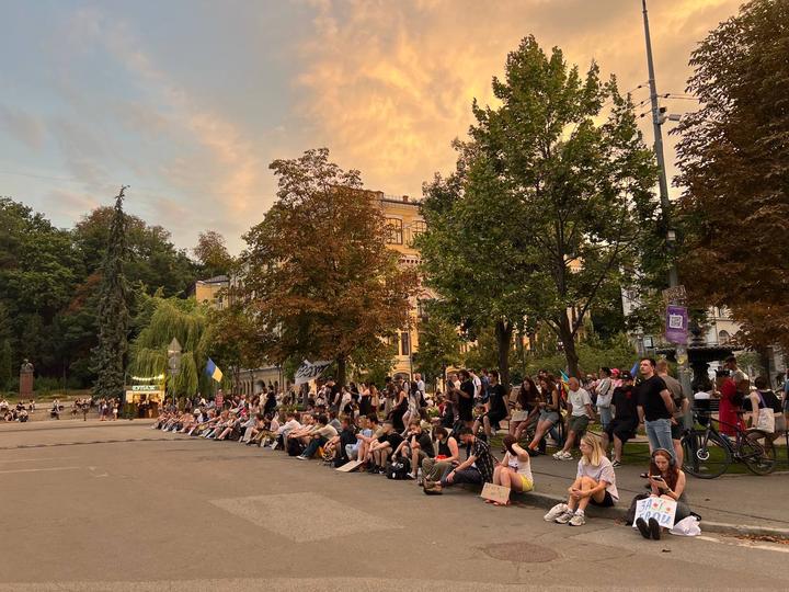 "Cardboard" protests have been ongoing in Ukraine for the 23rd consecutive day