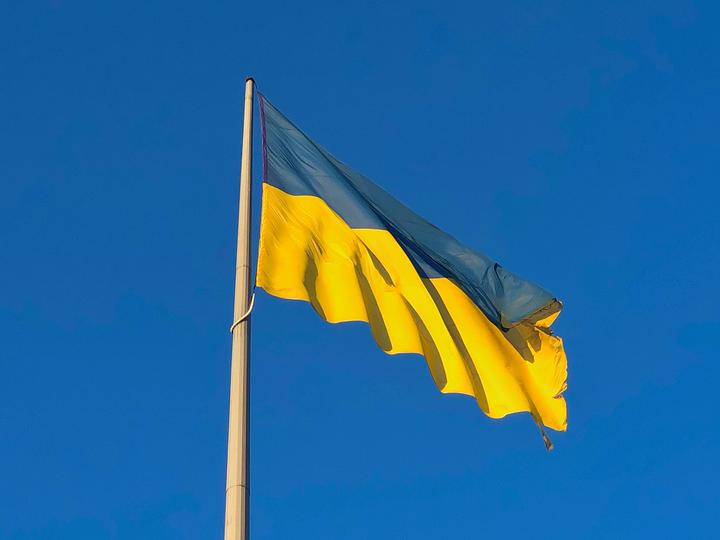 У столиці Литви двоє нетверезих чоловіків зірвали з будівлі український прапор
