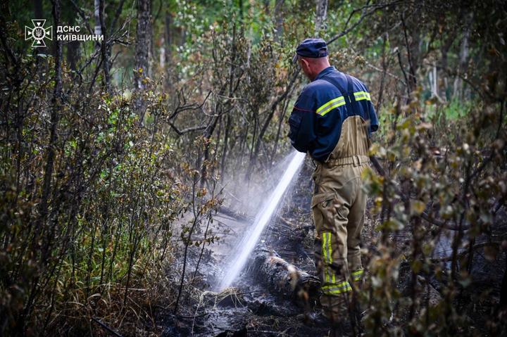 Чорнобиль Тушіння пожежі в Чорнобильській зоні відчуження