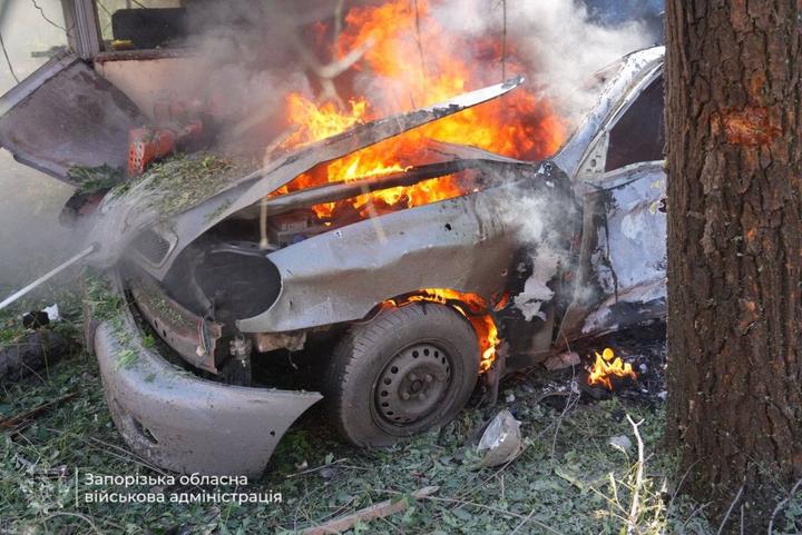 Наслідки атаки в Запоріжжі