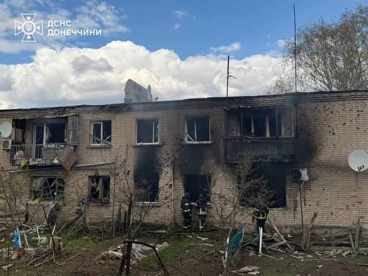 Російські дрони масовано атакували Краматорськ – є поранені (фото)