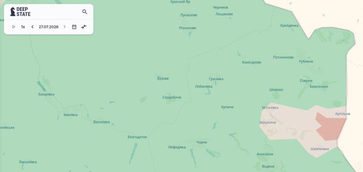 Російські війська просунулися поблизу Артільного на Харківщині