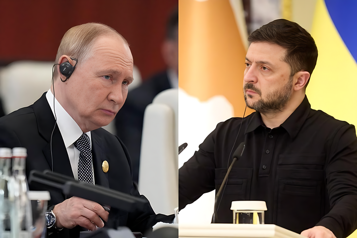 03.06.2026 Володимир Путін і Володимир Зеленський