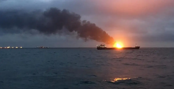 Defense forces struck a Russian tanker in the Black Sea and a pontoon bridge in Donetsk Oblast