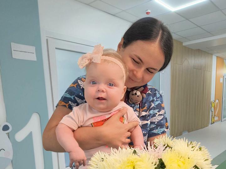 Легенева артерія була перекрита на 90%: у Львові 4-місячну дівчинку врятували без операції