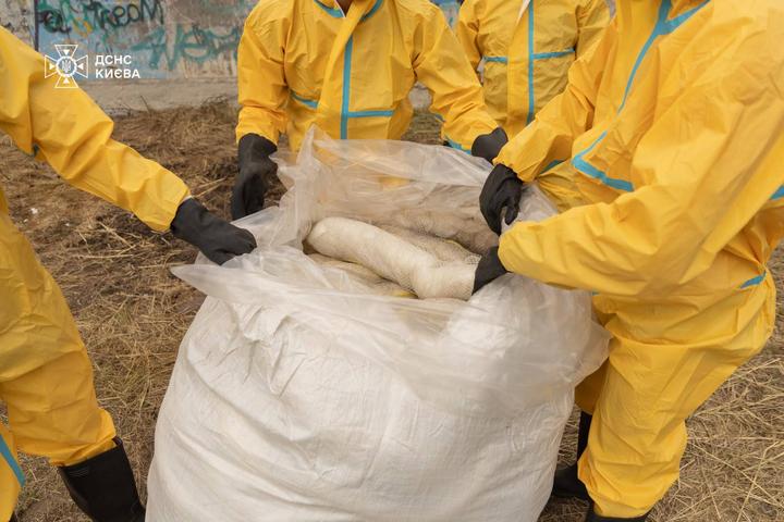 Ліквідація наслідків забруднення озера
