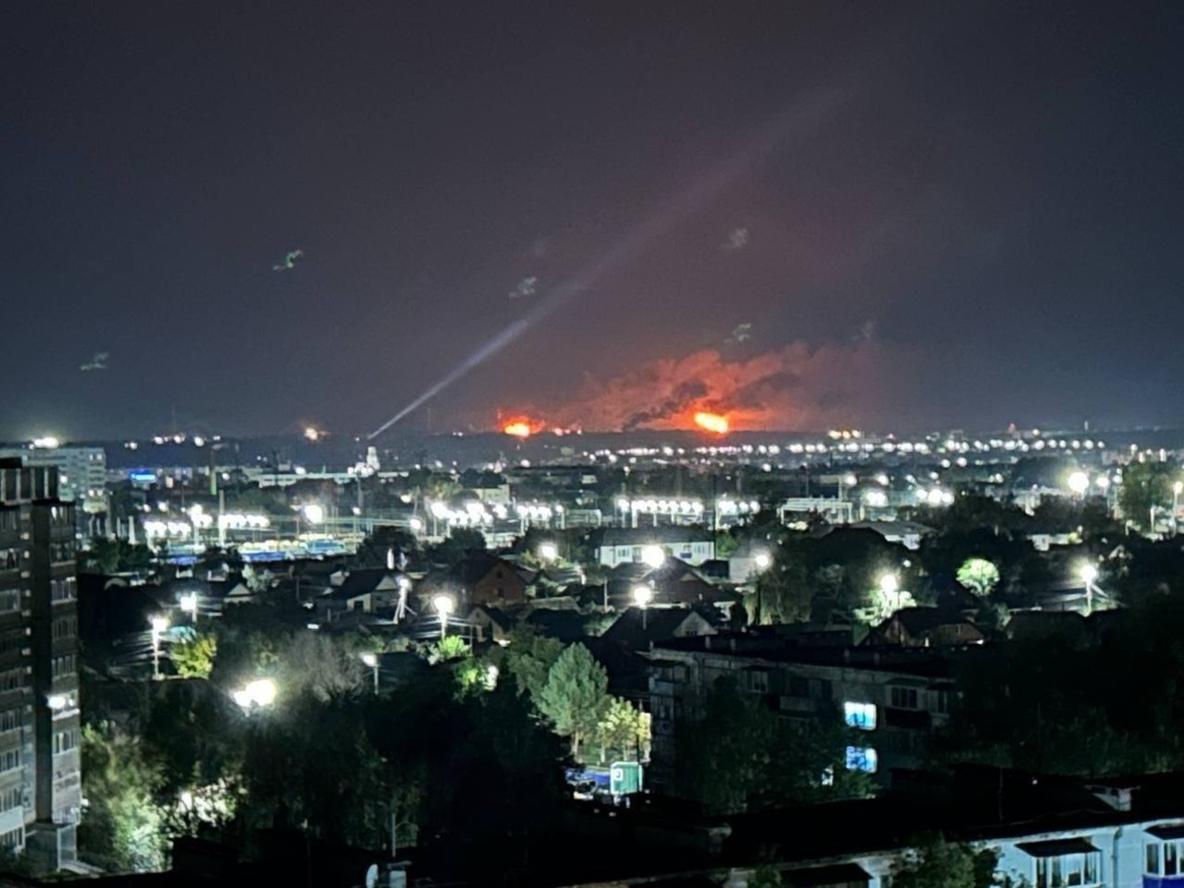 ​​​​​​​Explosions occurred at a cement plant and the Syzran Oil Refinery in Russia