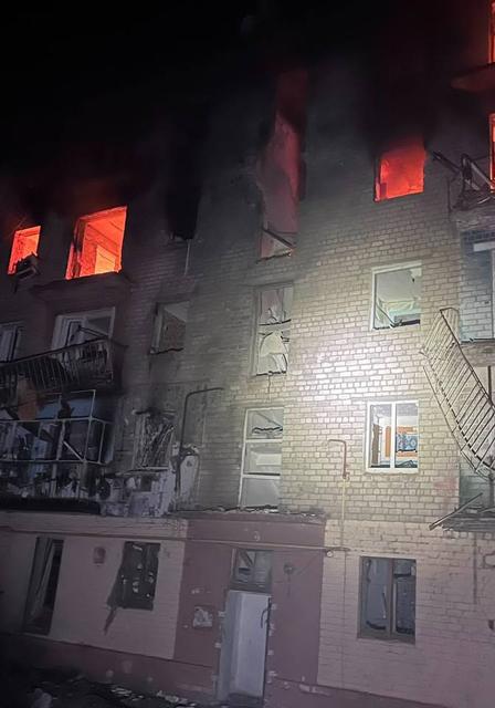 In the Dnipropetrovsk region, a three-month-old infant was killed and 11 other people were injured in a nighttime attack by a Russian UAV