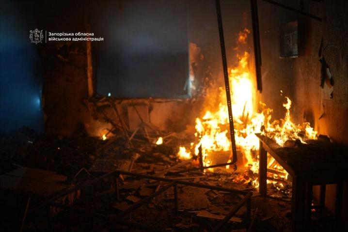 Russian drones attacked Zaporizhzhia: one person was killed