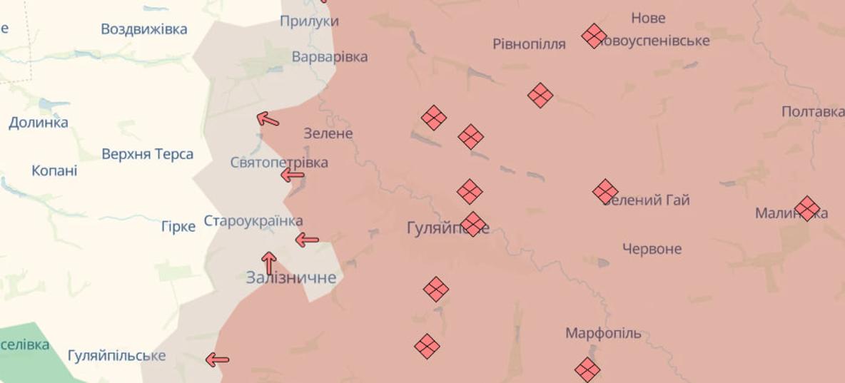 Росіяни просунулися поблизу Святопетрівки, – DeepState
