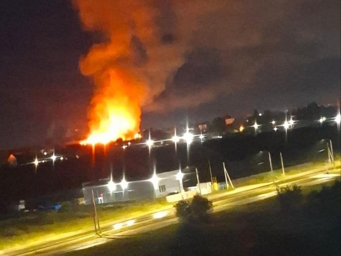 Пожежа в Енгельсі