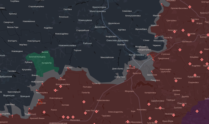 Скріншот мапи DeepState