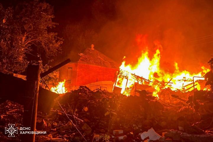 A Russian drone struck a private home in Chuguev: three people were killed, including a child