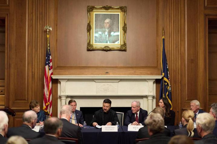 Zelenskyy's meeting with US senators