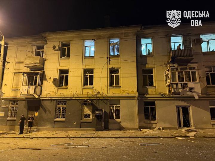 Наслідки обстрілу Одеси