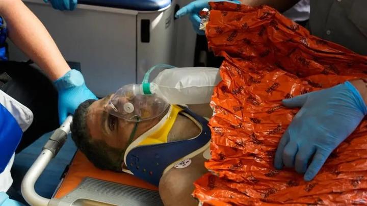 02.07.2026 Врятований чоловік після землетрусу
