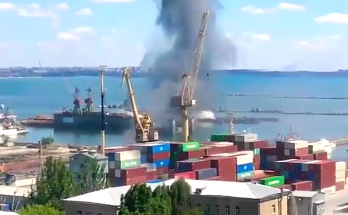 Russian Attack on a Wheat Ship in Odesa: One Person Killed, Three Others Injured