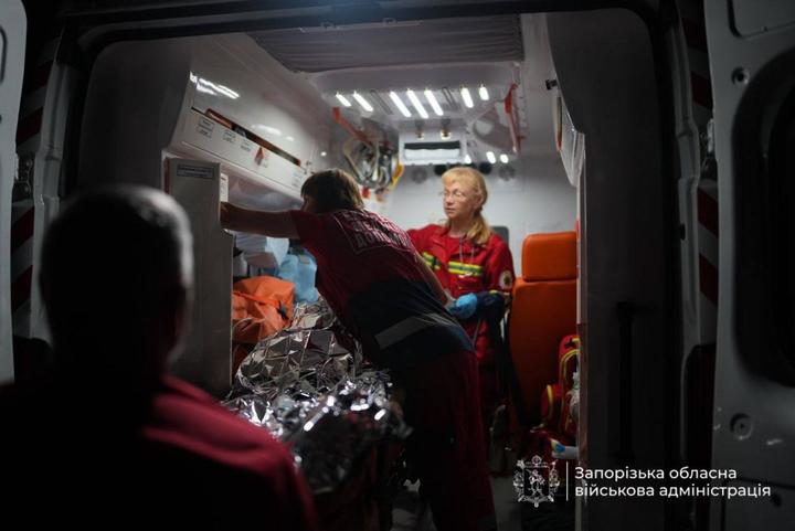 Наслідки ворожої атаки по Запоріжжю