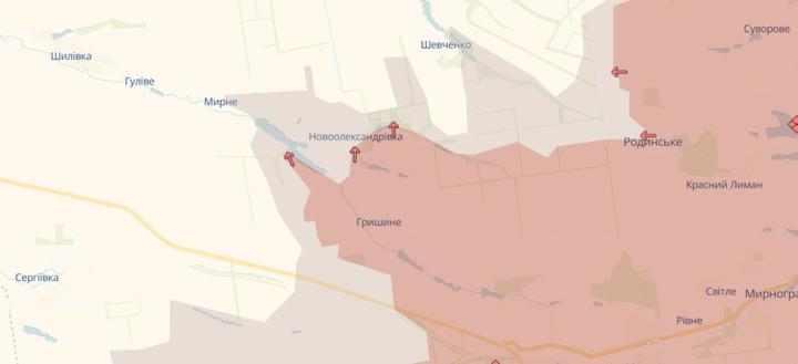 Російські війська просунулися біля Новоолександрівки на Донеччині, – DeepState