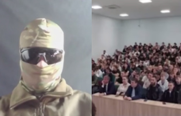 "Не дай Боже ви підете сюди": український військовий підключився по відеозв’язку до російських студентів, – росЗМІ