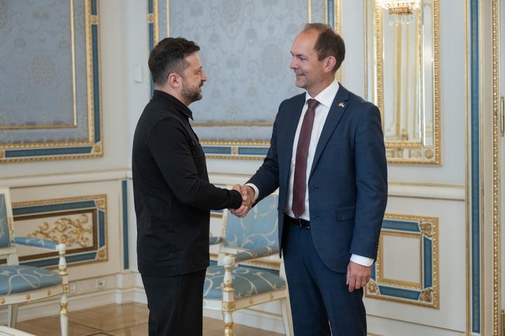 Володимир Зеленський та Єппе Бруус